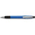 Branded Promotional SEMYR GRIP EXTRA PUSH BUTTON PLASTIC BALL PEN in Solid Light Blue Pen From Concept Incentives.