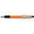 Branded Promotional SEMYR GRIP EXTRA PUSH BUTTON PLASTIC BALL PEN in Solid Orange Pen From Concept Incentives.