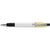 Branded Promotional SEMYR GRIP COLOUR PUSH BUTTON PLASTIC BALL PEN in Yellow Pen From Concept Incentives.