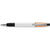 Branded Promotional SEMYR GRIP COLOUR PUSH BUTTON PLASTIC BALL PEN in Orange Pen From Concept Incentives.