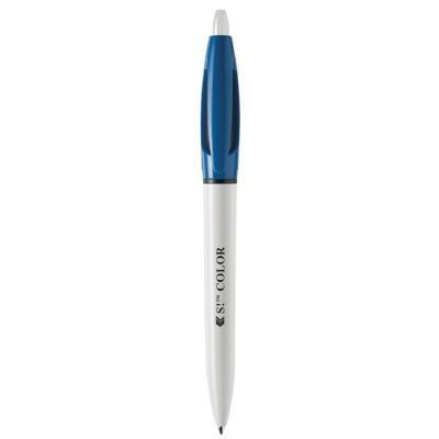 Branded Promotional S! COLOR PLASTIC BALL PEN Pen From Concept Incentives.