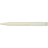 Branded Promotional S45 BIO WHITE CLIP RETRACTABLE BALL PEN Pen From Concept Incentives.