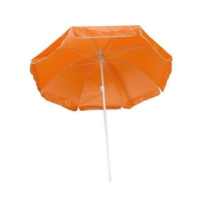 Branded Promotional FORT LAUDERDALE BEACH UMBRELLA in Orange Parasol Umbrella From Concept Incentives.
