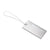 Branded Promotional SEVILLA SILVER LUGGAGE TAG Luggage Tag From Concept Incentives.