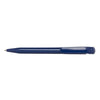 Branded Promotional S45 TOTAL RETRACTABLE PLASTIC BALL PEN in Dark Blue Pen From Concept Incentives.