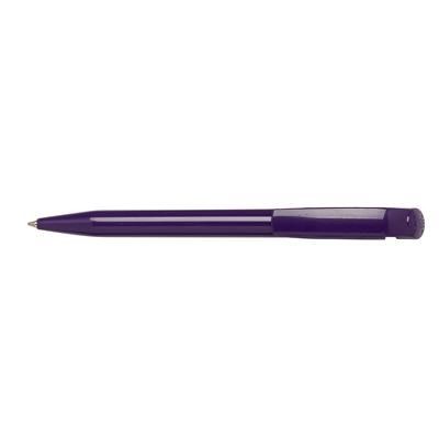 Branded Promotional S45 TOTAL RETRACTABLE PLASTIC BALL PEN in Burgundy Pen From Concept Incentives.