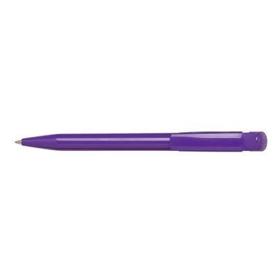 Branded Promotional S45 TOTAL RETRACTABLE PLASTIC BALL PEN in Lilac Pen From Concept Incentives.