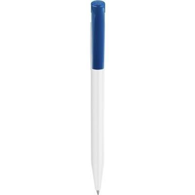 Branded Promotional S45 FT RETRACTABLE PLASTIC BALL PEN in Light Blue Pen From Concept Incentives.