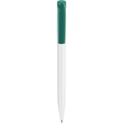 Branded Promotional S45 FT RETRACTABLE PLASTIC BALL PEN in Teal Pen From Concept Incentives.