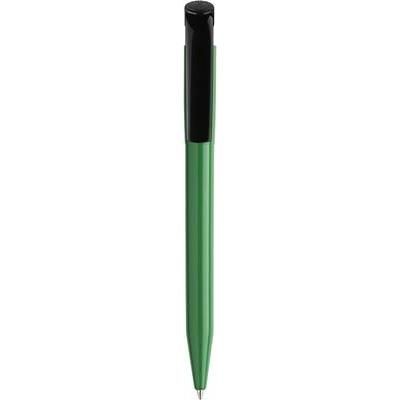 Branded Promotional S45 EXTRA RETRACTABLE PLASTIC BALL PEN in Green Pen From Concept Incentives.