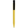 Branded Promotional S45 EXTRA RETRACTABLE PLASTIC BALL PEN in Yellow Pen From Concept Incentives.