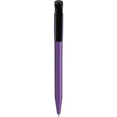 Branded Promotional S45 EXTRA RETRACTABLE PLASTIC BALL PEN in Lilac Pen From Concept Incentives.