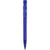 Branded Promotional S45 CLEAR TRANSPARENT RETRACTABLE PLASTIC BALL PEN in Dark Blue Pen From Concept Incentives.