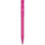 Branded Promotional S45 CLEAR TRANSPARENT RETRACTABLE PLASTIC BALL PEN in Cyclamen Pen From Concept Incentives.