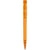 Branded Promotional S45 CLEAR TRANSPARENT RETRACTABLE PLASTIC BALL PEN in Orange Pen From Concept Incentives.