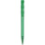 Branded Promotional S45 CLEAR TRANSPARENT RETRACTABLE PLASTIC BALL PEN in Dark Green Pen From Concept Incentives.