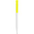 Branded Promotional S45 FT FLUO RETRACTABLE PLASTIC BALL PEN in Yellow Pen From Concept Incentives.