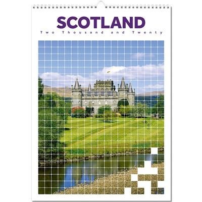 Branded Promotional SCOTLAND OPTIMA WALL 12 LEAF CALENDAR Calendar From Concept Incentives.