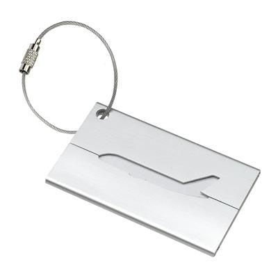 Branded Promotional LENEXA LUGGAGE TAG Luggage Tag From Concept Incentives.