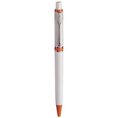 Branded Promotional RAJA FT RETRACTABLE PLASTIC BALL PEN Pen From Concept Incentives.