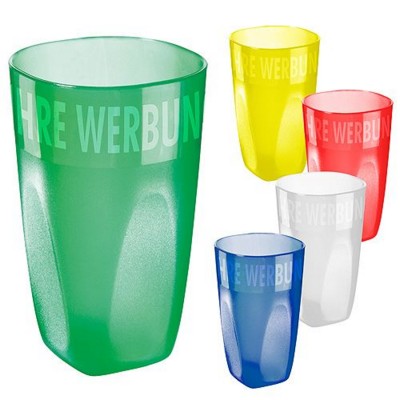 Branded Promotional PLASTIC MAXI DRINK CUP Cup Plastic From Concept Incentives.