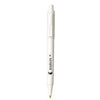 Branded Promotional BARON EXTRA RETRACTABLE PLASTIC BALL PEN in Solid White Pen From Concept Incentives.