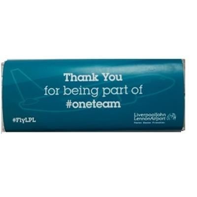 Branded Promotional 50G CHOCOLATE BAR Chocolate From Concept Incentives.