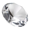 Branded Promotional CORNELLA 10CM DIAMOND PAPERWEIGHT Paperweight From Concept Incentives.