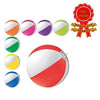 Branded Promotional CLASSIC INFLATABLE BEACH BALL with White & Blue Panels Beach Ball From Concept Incentives.