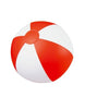 Branded Promotional CLASSIC INFLATABLE BEACH BALL with White & Red Panels Beach Ball From Concept Incentives.