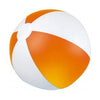 Branded Promotional CLASSIC INFLATABLE BEACH BALL with White & Orange Panels Beach Ball From Concept Incentives.