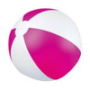 Branded Promotional CLASSIC INFLATABLE BEACH BALL with White & Pink Panels Beach Ball From Concept Incentives.