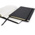 Branded Promotional A5 NOTE BOOK in Soft Matt Black PU Journal Note Book From Concept Incentives.