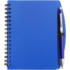 Branded Promotional A6 SPIRAL WIRO BOUND NOTE BOOK & BALL PEN in Blue Note Pad From Concept Incentives.