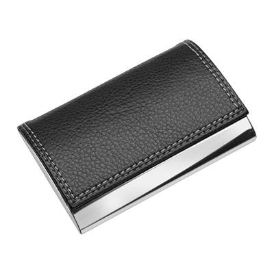 Branded Promotional ELVERSUM BUSINESS CARD BOX Business Card Holder From Concept Incentives.