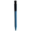 Branded Promotional PIER EXTRA RETRACTABLEPLASTIC BALL PEN in Light Blue with Black Clip Pen From Concept Incentives.