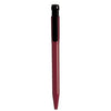 Branded Promotional PIER EXTRA RETRACTABLEPLASTIC BALL PEN in Burgundy with Black Clip Pen From Concept Incentives.