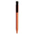 Branded Promotional PIER EXTRA RETRACTABLE PLASTIC BALL PEN in Orange with Black Clip Pen From Concept Incentives.