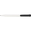 Branded Promotional PIER FT RETRACTABLE PLASTIC BALL PEN in White with Black Trim Pen From Concept Incentives.