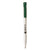 Branded Promotional PIER FT RETRACTABLE PLASTIC BALL PEN in White with Green Trim Pen From Concept Incentives.