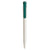 Branded Promotional PIER FT RETRACTABLE PLASTIC BALL PEN in White with Teal Trim Pen From Concept Incentives.