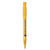 Branded Promotional PIER CLEAR TRANSPARENT RETRACTABLE PLASTIC BALL PEN in Yellow Pen From Concept Incentives.