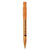 Branded Promotional PIER CLEAR TRANSPARENT RETRACTABLE PLASTIC BALL PEN in Orange Pen From Concept Incentives.