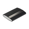 Branded Promotional DERRY BUSINESS CARD BOX Business Card Holder From Concept Incentives.