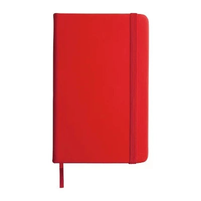 Branded Promotional LUBLIN NOTE BOOK in Red Jotter From Concept Incentives.