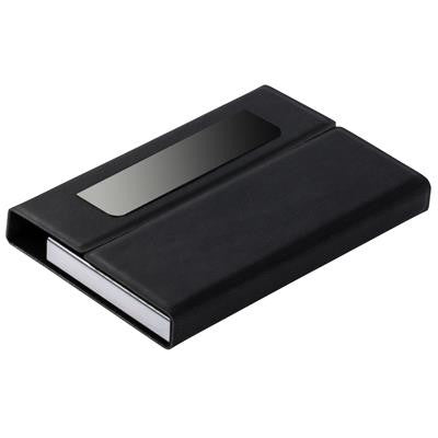 Branded Promotional LEMNIK BUSINESS CARD BOX Business Card Holder From Concept Incentives.