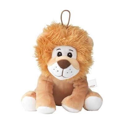 Branded Promotional LOUIS PLUSH LION CUDDLE TOY in Brown Soft Toy From Concept Incentives.