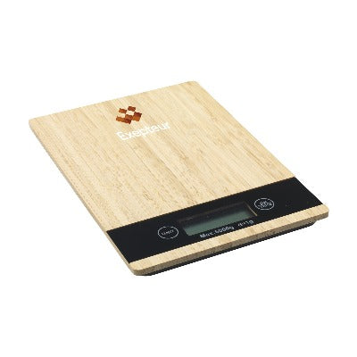 Branded Promotional ESCALA BAMBOO KITCHEN SCALE from Concept Incentives