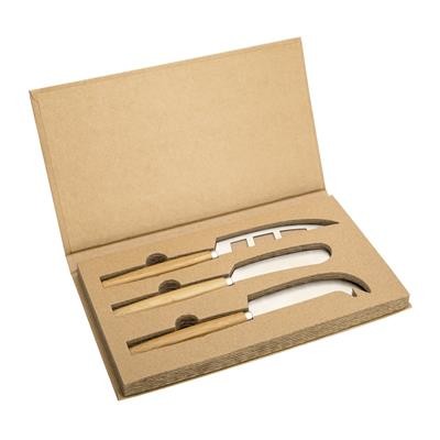 Branded Promotional BAUSKA CHEESE KNIFE SET Knife From Concept Incentives.