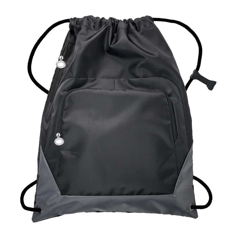 Branded Promotional SUNDSVALL DRAWSTRING BAG Bag From Concept Incentives.
